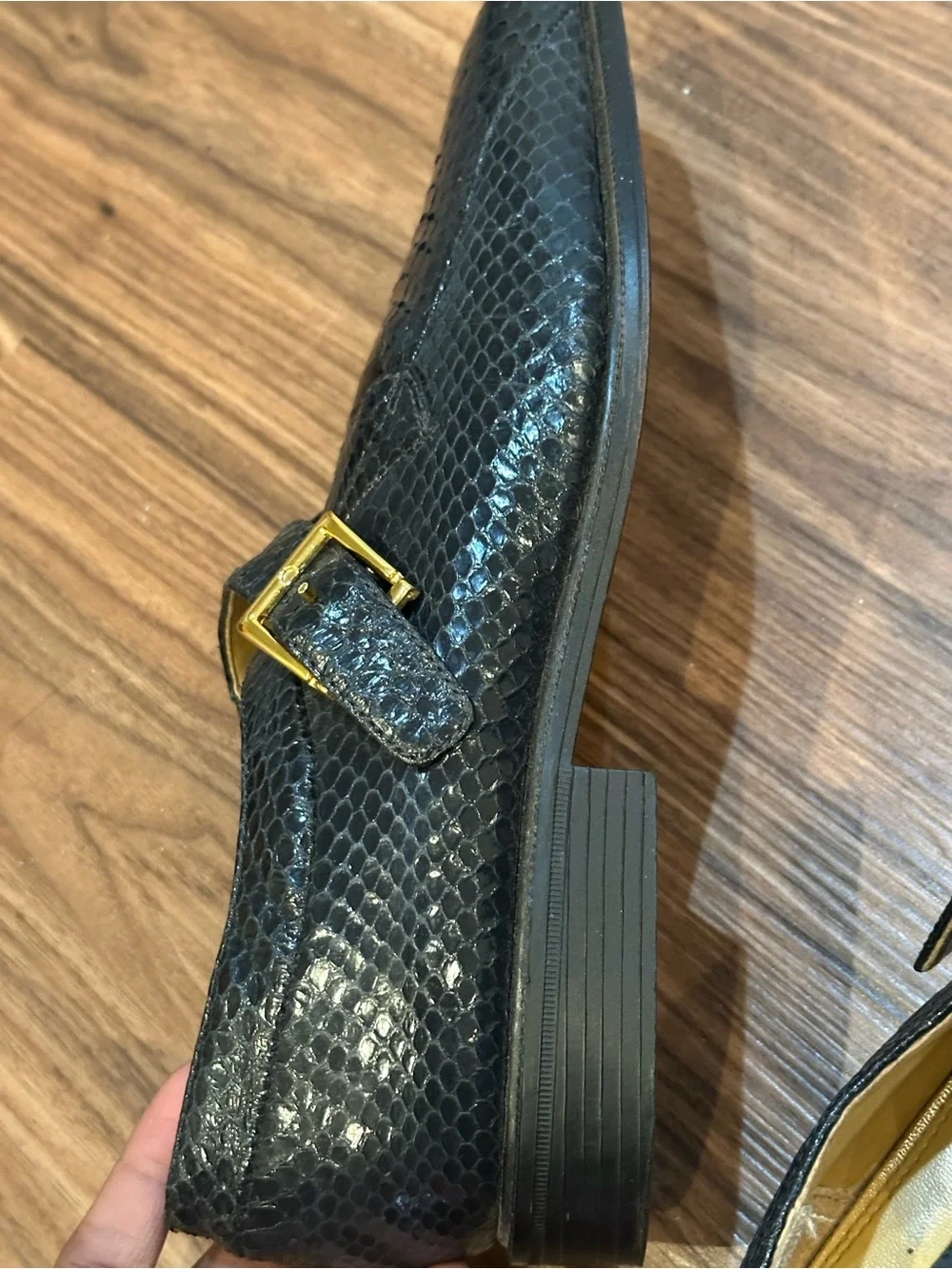 Giorgio Brutini polished black